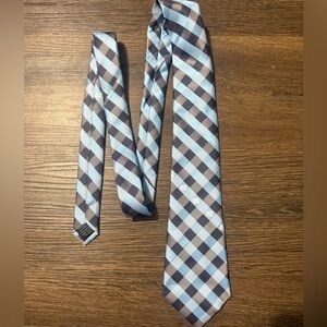 UNC Tar Heels Tie Eagles Wings Argyle Blue College Necktie